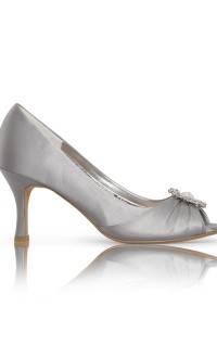 Gina-Silver shoe