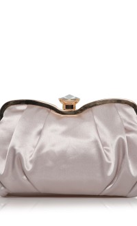 Ginger-Taupe clutch bag
