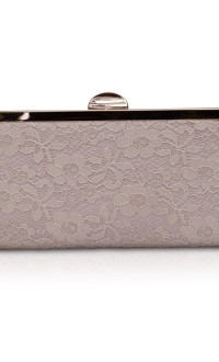 Wilma-Taupe clutch bag