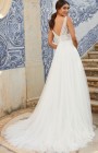44120 - Freya Size 8 - Sincerity Bridal by Justin Alexander 44120  A line wedding dress  with  V neck bodice & straps. Justin Alexander dresses at Blessings Bridal Boutique Brighton. East Sussex BN1 5GG Telephone: 01273 505766 Email:info@blessingsbridal.co.uk