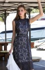 8637 - Size 16 - Michaela Louisa 8637, Navy lace sleeveless dress - Occasion Dresses, Race Day Dresses at The occasion Wear Shop, Brighton, E. Sussex. BN1 5GG Telephone: 01273 505766