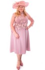 Valentine - Valentine -Plus Size Ladies Occasion Dress by Penguin Designs - Special Occasion Wear for Plus Size Mothers of the Bride & Mothers of the Groom at Blessings Occasions Shop, 1 Loyal Parade, Mill Rise, Westdene, Brighton. E. Sussex BN1 5GG Telephone: 01273 505766
