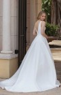 44080 - Dior - Sincerity Bridal by Justin Alexander 44080 Wedding Dress - Plain Mikado A-line dress with V Neckline & Straps at Blessings Bridal Shop, Westdene, Brighton. East Sussex BN1 5GG Telephone: 01273 505766