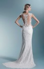 Madeleine - Size 12 - Agnes Bridal- The One TO685T, Beautiful Beaded Lace 1940's look Wedding Dress with Low Illusion back & small Puddle Train at Blessings Wedding Dress Boutique, Brighton E.Sussex. BN1 5GG Telephone: 01273 505766