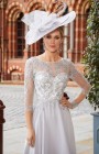 Veni Infantino 991819 - Size 10 - Veni Infantino 991819, Beaded lace & Chiffon A-line dress  with sleeves - Mother of the Bride & Mature Bride collections at Occasions at Blessings Loyal Parade, Mill Rise, Westdene,  Brighton. BN1 5GG T: 01273 505766 E: info@blessingsbridal.co.uk