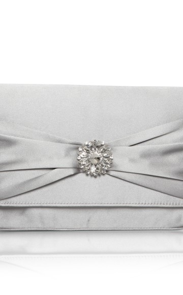 Ladies Occasion clutch bag in Navy Satin & Lace - Selected special occasion accessories for weddings, mother of the bride, mother of the groom & lady guests. Special Occasion handbag designs - Occasions at Blessings 1 Loyal Parade, Mill Rise, Westdene, Brighton. BN1 5GG T: 01273 505766