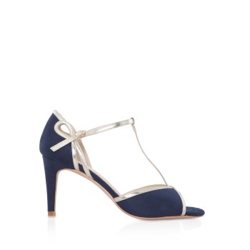 Joanna Shoe - Navy - Ladies occasion shoes for weddings, mother of the bride, mother of the groom & lady guests. Special Occasion shoe designs - Occasions at Blessings 1 Loyal Parade, Mill Rise, Westdene, Brighton. BN1 5GG T: 01273 505766