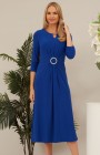 Glitz - 1244 Size 12 & 18 - Glitz 1244 Beautiful Royal Blue Jersey dress with sleeves- Perfect occasion, Informal wedding & Lady Guest Dresses at Occasions at Blessings, 1 Loyal Parade, Mill Rise, Westdene, Brighton. E.Sussex BN1 5GG  - Free Easy Parkings T: 01273 505766 E: info@blessingsbridal.co.uk