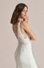88209 - Cecile - Justin Alexander 88209 Cecile, Fitted lightweight Crepe and Lace dress with V neck bodice and straps. Justin Alexander dresses at Blessings Bridal Boutique Brighton. East Sussex BN1 5GG Telephone: 01273 505766 Email:info@blessingsbridal.co.uk