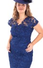 Tiffany - Tiffany -Plus Size Ladies Occasion Dress by Penguin Designs - Special Occasion Wear for Plus Size Mothers of the Bride & Mothers of the Groom at Blessings Occasions Shop, 1 Loyal Parade, Mill Rise, Westdene, Brighton. E. Sussex BN1 5GG Telephone: 01273 505766