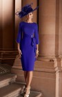 Veni Infantino 29655 - Size 8 - Veni Infantino 29655 Royal Blue fitted dress with sleeves at Occasions at Blessings Loyal Parade, Mill Rise, Westdene, Brighton. BN1 5GG T: 01273 505766 E: info@blessingsbridal.co.uk