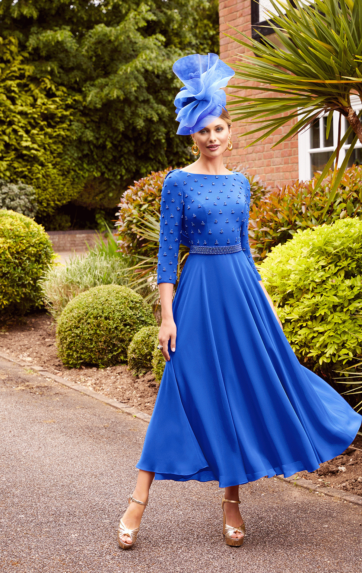 Veni Infantino 29825 - Size 10, 12, 16 - Invitations by Veni Infantino 29825 Royal  Blue  Mother of the bride dress - Brighton's Leading Stockist of Mother of the Bride Outfits  by Veni Infantino - Occasion at Blessings Bridal Loyal Parade, Mill Rise, Westdene, Brighton BN1 5GG T: 01273 505766 E: info@blessingsbridal.co.uk