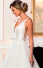 6581 - Annais Size 10 - Stella York 6581, Elegant Soft Tulle Wedding Dress with Plain Mikado Bodice. Stella York South East stockist -  Blessings Bridal Boutique, Brighton, East Sussex, BN1 5GG.